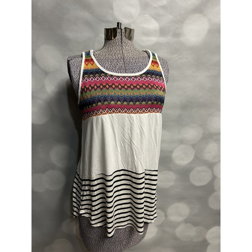 Sun And Moon Rainbow Crotched Tank‎ Top